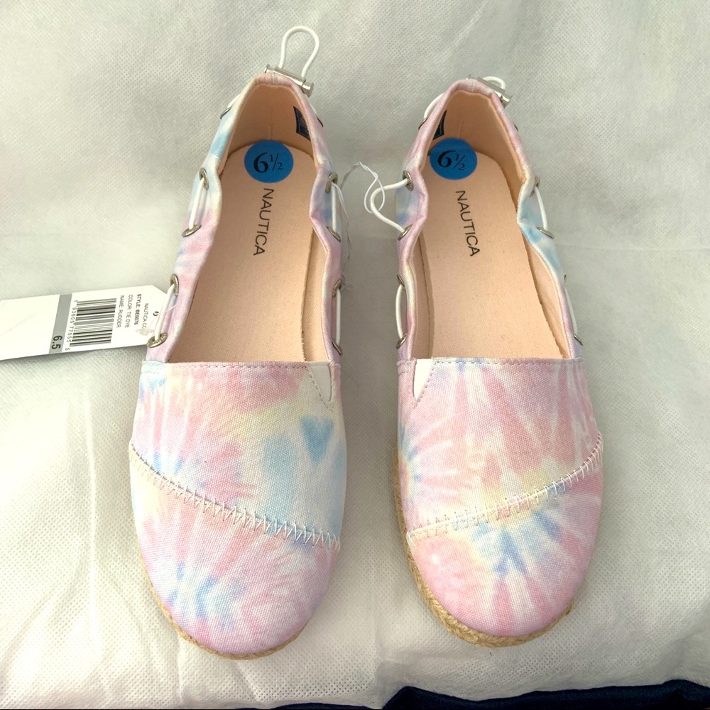 Women's Nautica Tie Dye Slip-Ons Espadrilles Shoes